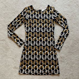 Pattern Mini Dress